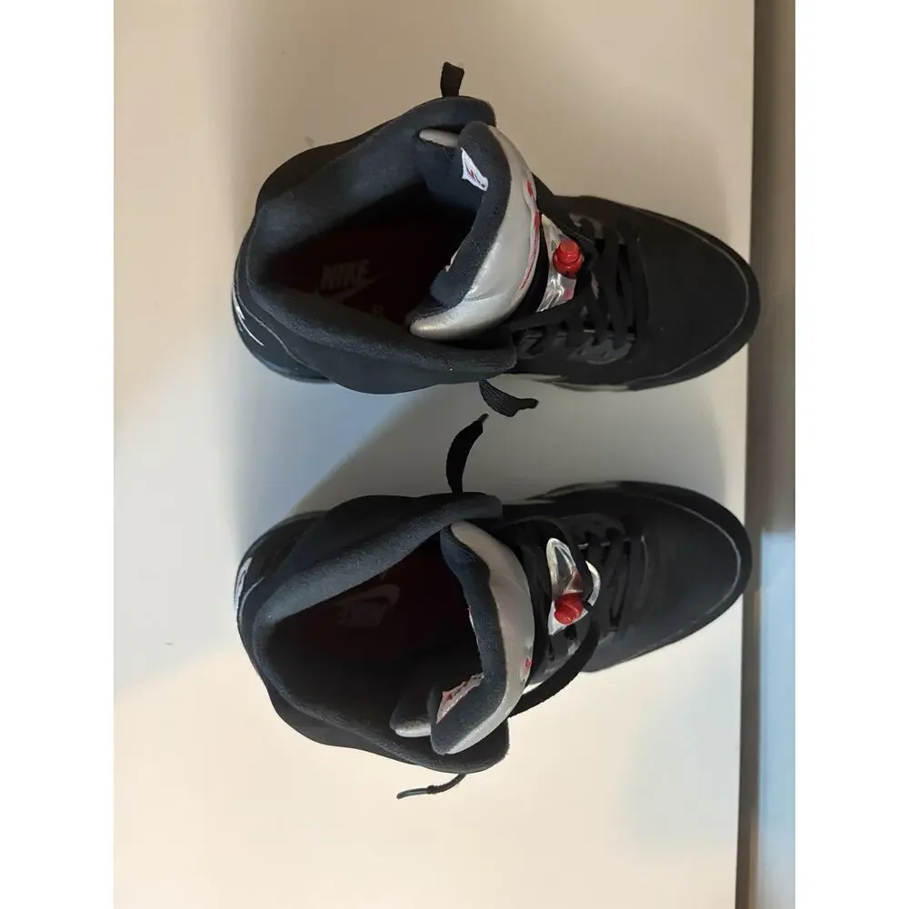 Jordan Air Jordan 5 Retro OG Metallic Silver Men 845035-003 Size 9 No Box (0063)